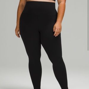 Lululemon High-Rise Black Align Leggings 28” size 4